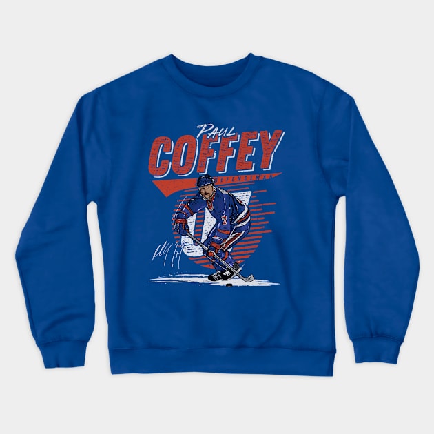 Paul Coffey Edmonton Comet Crewneck Sweatshirt by lavonneroberson